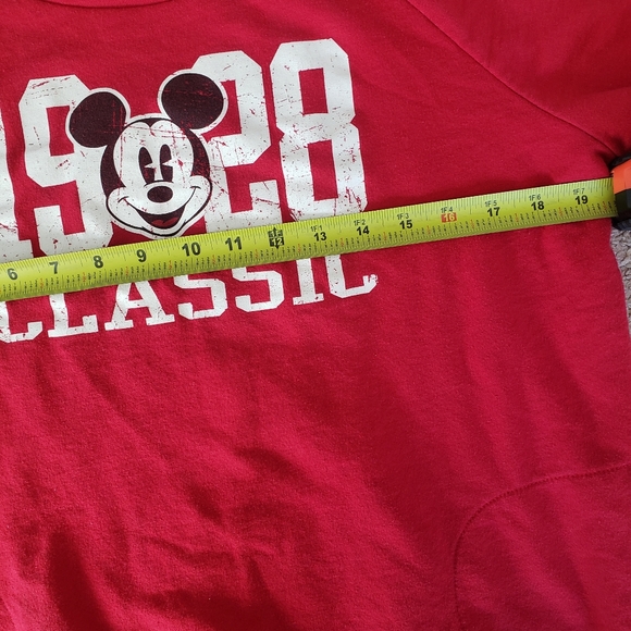 Mickey Mouse Long Sleeve Shirt. Red. 1928 Classic. Size XL. - Picture 5 of 6
